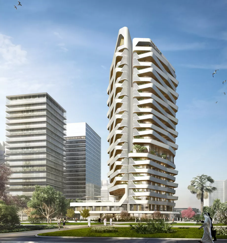 WAFRA Tower Qatar UNStudio
