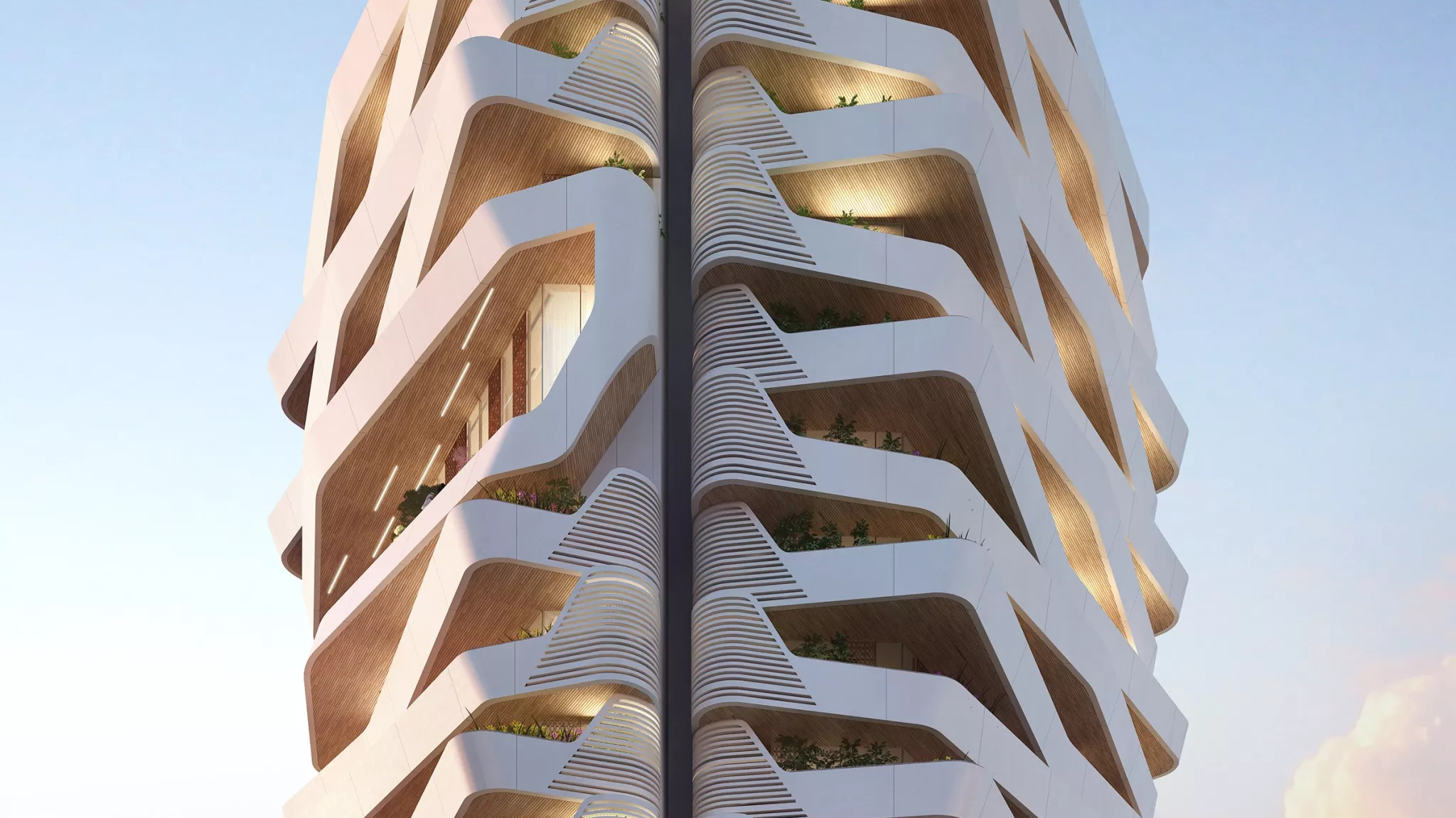 WAFRA Tower Qatar UNStudio